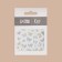 Nail stickers "Magic butterflies", voluminous, multi -colored