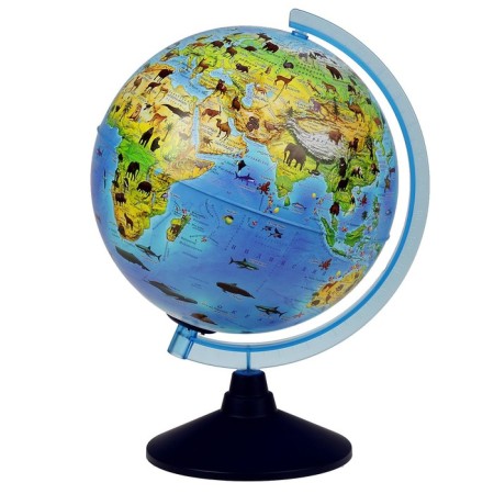 Globus zoogeographic (children's) "Classic Euro", diameter 250 mm, with backlighting from batteries