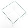 Aquarium "Cube" without cover glass, 31 liters, colorless seam