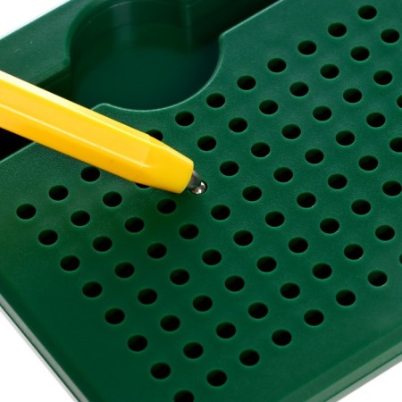Magnetic tablet for drawing, 96 holes, green-2