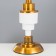 EMIGEL desktop lamp E27 40W gold 28x28x45 cm Risalux