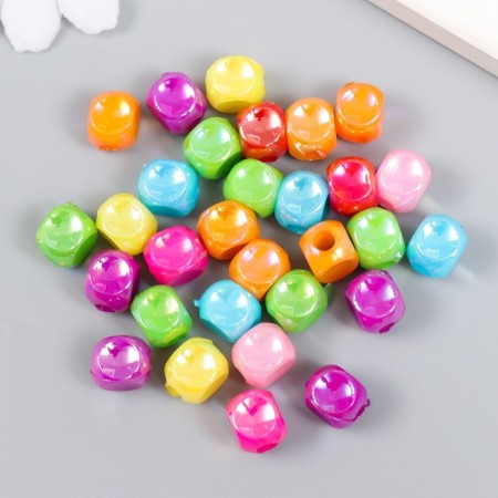 Beads for creativity Plastic "Cube" mother -in -law set 30 pcs 1x1 cm