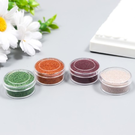 Microbier Glass "Mokko" set -4 colors x10 gr.-2