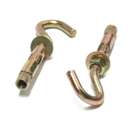 Anchor bolt of scrap, with a hook, galvanized, 8x40 mm, 100 pcs-7