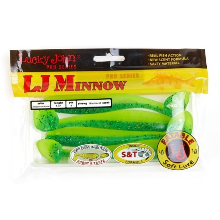 Vibro -ligs edible LJ Pro Series Minnow 5.5in (13.90)/T18 4pcs.-2