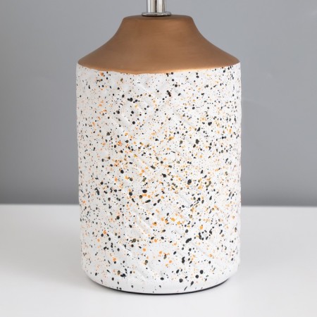 Table lamp "KIAO" 1x40W E14 white/gold 22x22x36cm-3