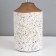 Table lamp "KIAO" 1x40W E14 white/gold 22x22x36cm