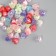 Beads for creativity plastic "Tulip" color mother -in -law set 50 pcs 1.1x1.1x0.9 cm