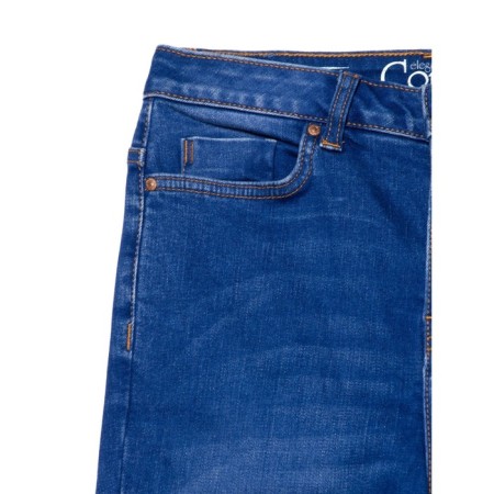 Women's jeans modeling Conte Elegant Skinny, size S, color Washed Royal Blue-5