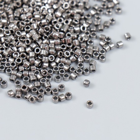 Glass glass 11/0 "cylinder. Silver gloss" 10 g