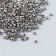 Glass glass 11/0 "cylinder. Silver gloss" 10 g