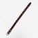 Leather collar on synthetic winterizer, 65 x 3 cm, Osh 40-55 cm, brown