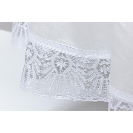 Finished tablecloth Meiwa, d = 178 cm, white color-4