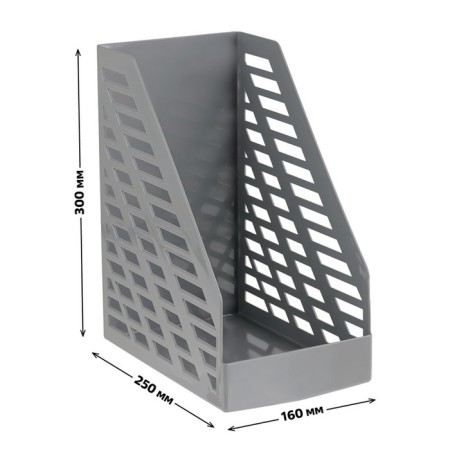 Vertical papers XXL, width 16 cm, durable, gray-1