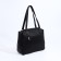 Bag Vita with a zipper, black color