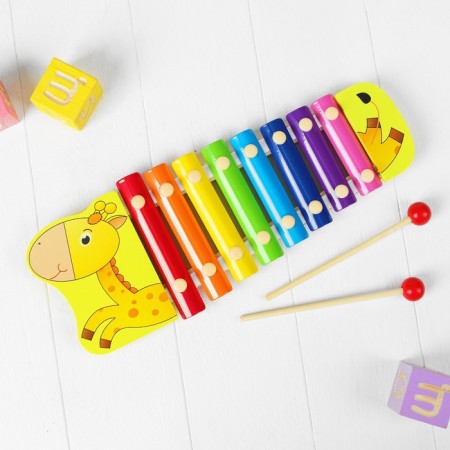 Musical toy "Metallophone. Giraffe ", 8 tones-1