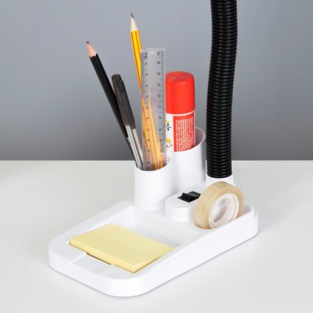 Table lamp UT-220 on a stand, with a pencil case, 1x60W E27 white, h = 31 cm-5