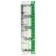 Frame "Glossa" Sche GSL000304, four -seater, horizontal, aluminum color