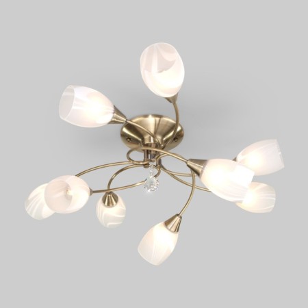Ceiling chandelier Virginia, 60W, E27, 78x78x24 cm-1
