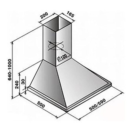Elikor Exposure "Optima" 60N-400-K3l, stainless steel-1
