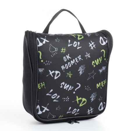 Mester-mester with a zipper, black color