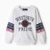 Sweatshirt for girls, white color, height 122-128 cm