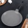 Pancake pan, d = 24 cm, plastic handle, anti -stick coating, light marble color