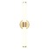 Bra Maytoni Mod106WL-L10G3K, 1XLED, 10W, 3x3x35.6 cm, 1050lm, color gold