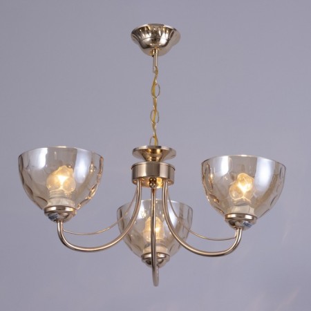 Ruby chandelier 3x40W E27 gold 55x55x85 (45) cm-1