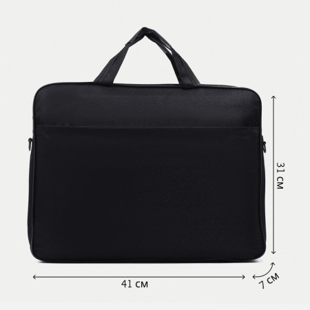 Laptop bag, black color-1
