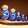 Matryoshka 5-doll "Theon", 17-18 cm