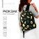 School backpack "Avocado", 27x14x38, lightning department, n/pocket, black color