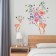 Interior plastic sticker "Deer with flowering horns" 50x70 cm