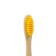 Bamboo toothbrush soft, in a box, yellow