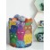 Textile bag "Bright colored cats", for storing things and toys, size 30x30 cm, 18.9 liters