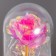 Nightlight "Flower with a butterfly" LED 3XAG10 Red 8.5x8.5x15.5cm