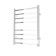 Electric towel Domoterm Tbox 109-S P8, ​​500x700 mm, right, chrome