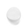 Handle button cappio, zinc, d = 35 mm, white color