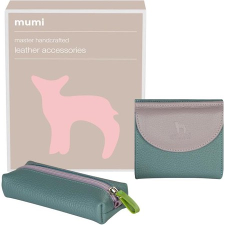 Gift set: wallet/Key, Blue color