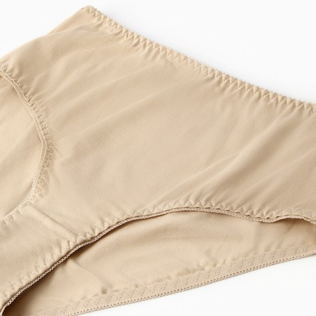 Set of women's panties slips (3pcs), fried almonds, size 50 (xl)-3