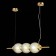 Suspension lamp ST LUCE. SL1155.313.03. Marena. 3x40 watts, E14, 83x16.5 cm, brass color