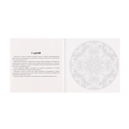 Antistress coloring "Cash Mandals", mandalas on the crest-3