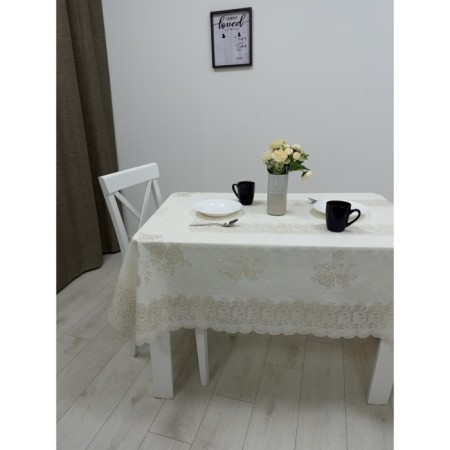 The tablespoon "Openwork" Victoria, 140 x 200 cm, 10 pcs in the roll, beige color-1