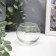 Glass 1 Candle "Transparent Ball" 5x6.5x6.5 cm