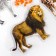 Silicon sticker for glass "Beasts of Africa" ​​20x15 cm