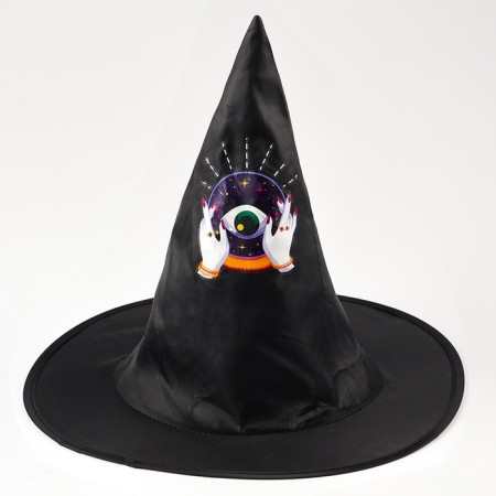 Carnival set "Dark Witch": Hat, collar-2
