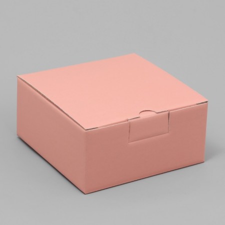 Gift folding box, packaging, “peach”, 15 x 15 x 7 cm