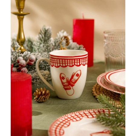 New Year's circle SL Home "Great Time", 400 ml, 9 × 10 cm, porcelain, white-5
