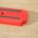 Holder for knives magnetic shade "Color line", 38 cm, red color
