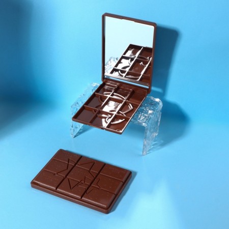 Folding mirror "Chocolate miracle", 10 × 7 cm, Mix drawing-1